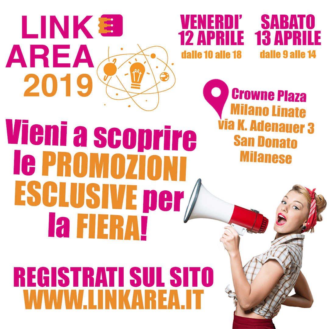 LINK AREA 2019, SAN DONATO MILANESE, 12 E 13 APRILE 2019