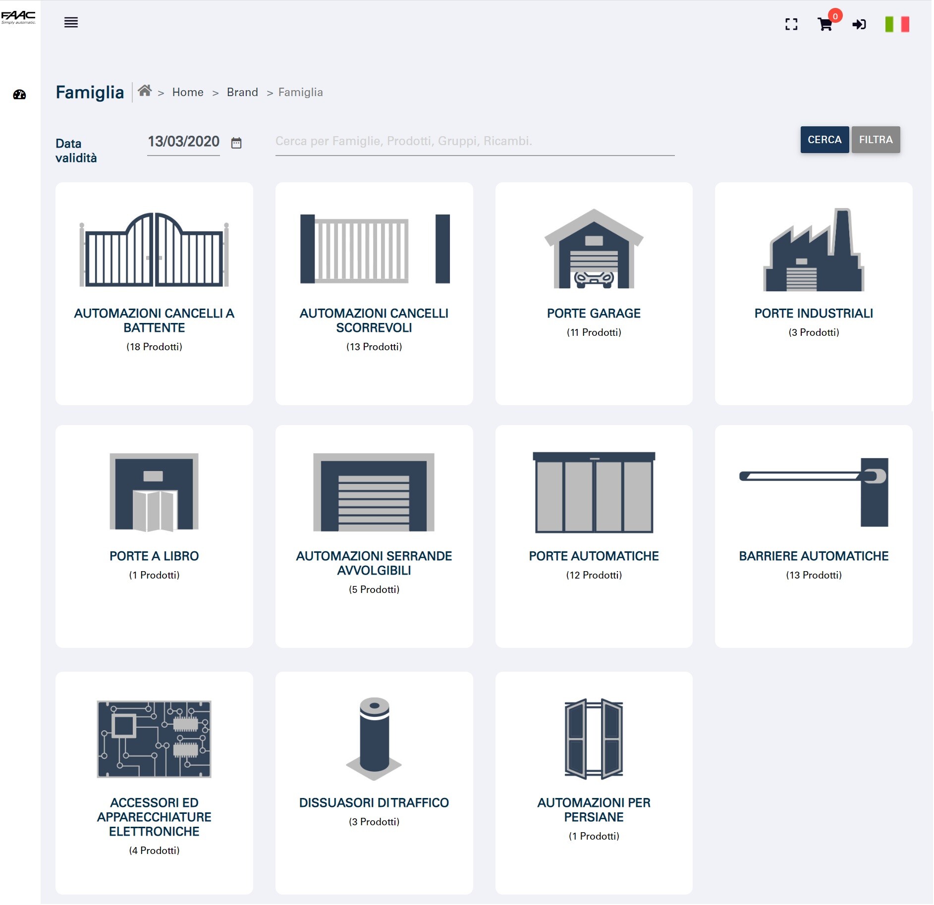 Cambia il catalogo ricambi FAAC: tante nuove funzioni a portata di tutti