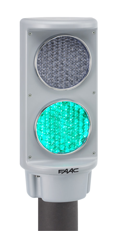 TRAFFIC 3 (verde/giallo/rosso) - semaforo segnalazione LED - Abexo